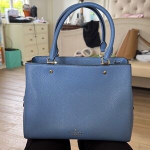 Kate Spade Sky Blue Leather Satchel